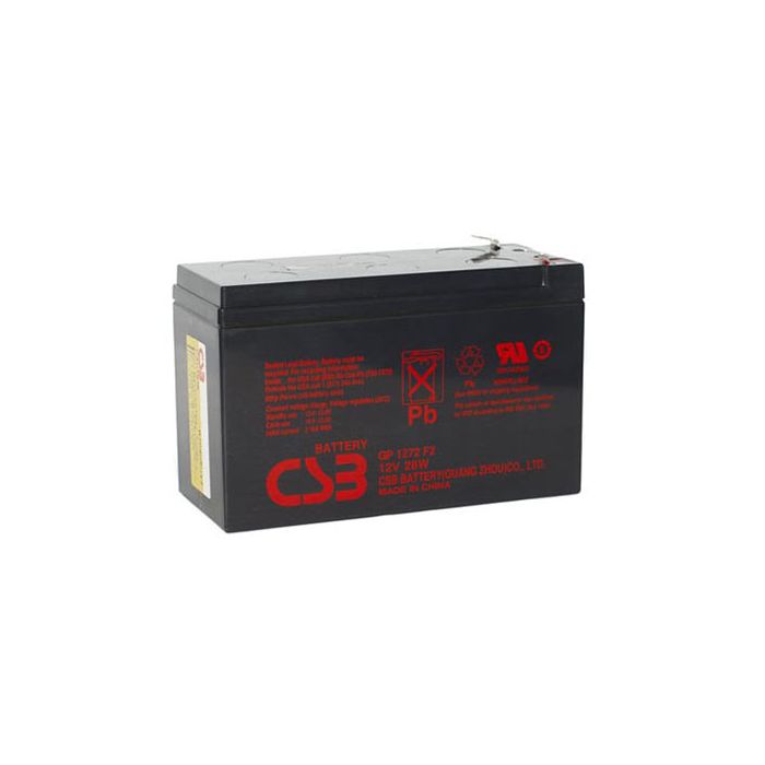 CSB Battery - Loodbatterij 12V 7,2Ah GP1272 F2 (GP1272F2) Voor Universeel Gebruik