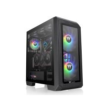 Thermaltake View 300 MX Mid tower, tempered glass 2x 200mm ARGB PWM fan, 1x 120mm ARGB