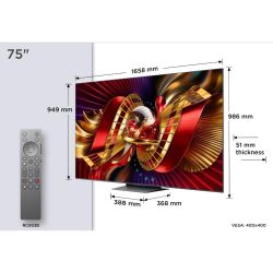 TCL 75"C8L 4K SQD-Mini...