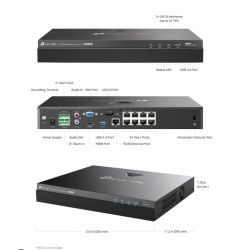 VIGI TP-Link NVR2008H-8MP 8...