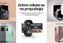 Uz svaki kupljeni Galaxy model S20, Note20, Z Flip, na poklon dobijate Samsung galaxy watch 46 mm. samsung promocija mobitela