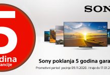 sony tv garancija