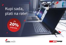 Kupi sada, plati na rate!