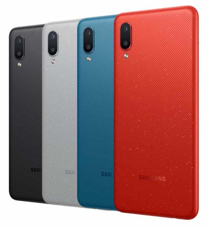 Samsung Galaxy M02 dolazi u četiri boje: crna, siva, plava i crvena