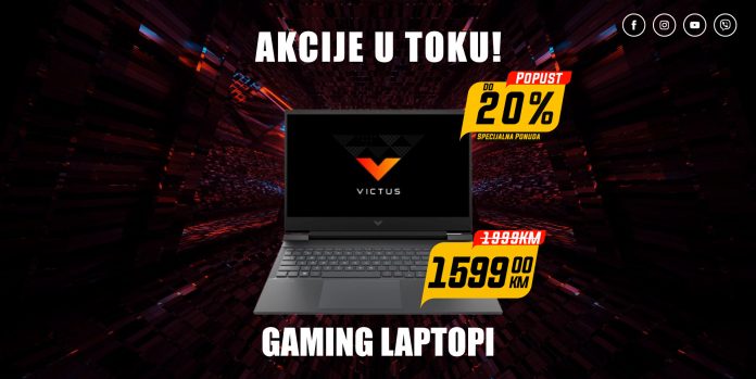 Akcijsko sniženje gaming laptopa